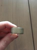 Goudkleurige ring 18,5 gouden ringen glitters accessoires, 18 tot 19, Verzenden, Nieuw, Dame