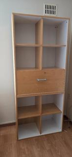 Boekenkast / archiefkast, Huis en Inrichting, Ophalen, Gebruikt, Modern, strak, Met lade(s)