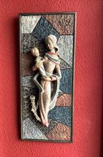 Prachtig oud muurbeeld ❤️ plaquette Maria met kind, Antiek en Kunst, Ophalen of Verzenden