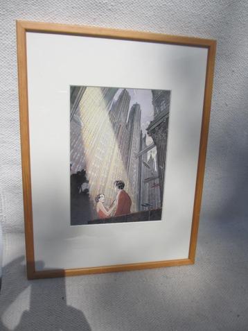 Ingelijste prent François SCHUITEN beschikbaar voor biedingen