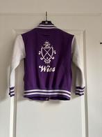 Baseball jasje paars hockey met de naam Wies, Kinderen en Baby's, Kinderkleding | Maat 128, Ophalen of Verzenden, Gebruikt, Meisje