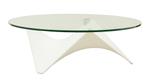 Vintage Space Age design tafel, Ophalen, Gebruikt, 50 tot 100 cm, Rond