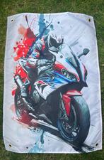 PRACHTIGE MOTOR BANNER 60X90 MET BEVSTIGGINGS OGEN, Ophalen of Verzenden, Nieuw