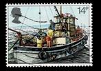postzegel 1007 Groot-Brittannië Vissersboot, Ophalen of Verzenden, Gestempeld