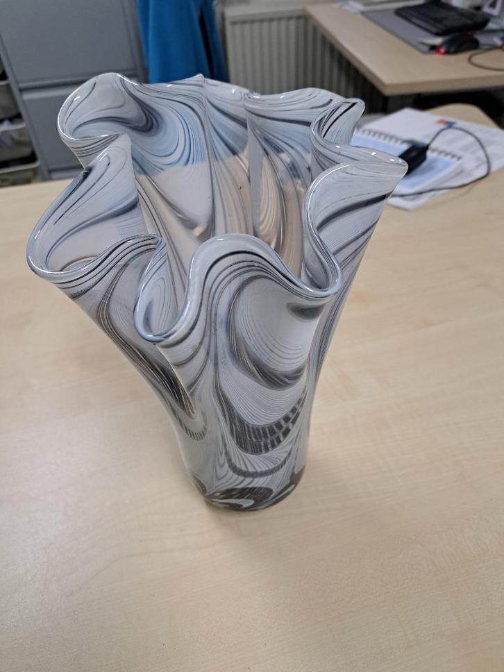 glazen vazen, Huis en Inrichting, Woonaccessoires | Vazen, Zo goed als nieuw, Overige kleuren, 50 tot 75 cm, Glas, Ophalen