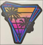 Vaporwave Synthwave 1980 Aesthetic OUTRUN Vinyl STICKER, Verzamelen, Ophalen of Verzenden, Nieuw, Foto of Kaart