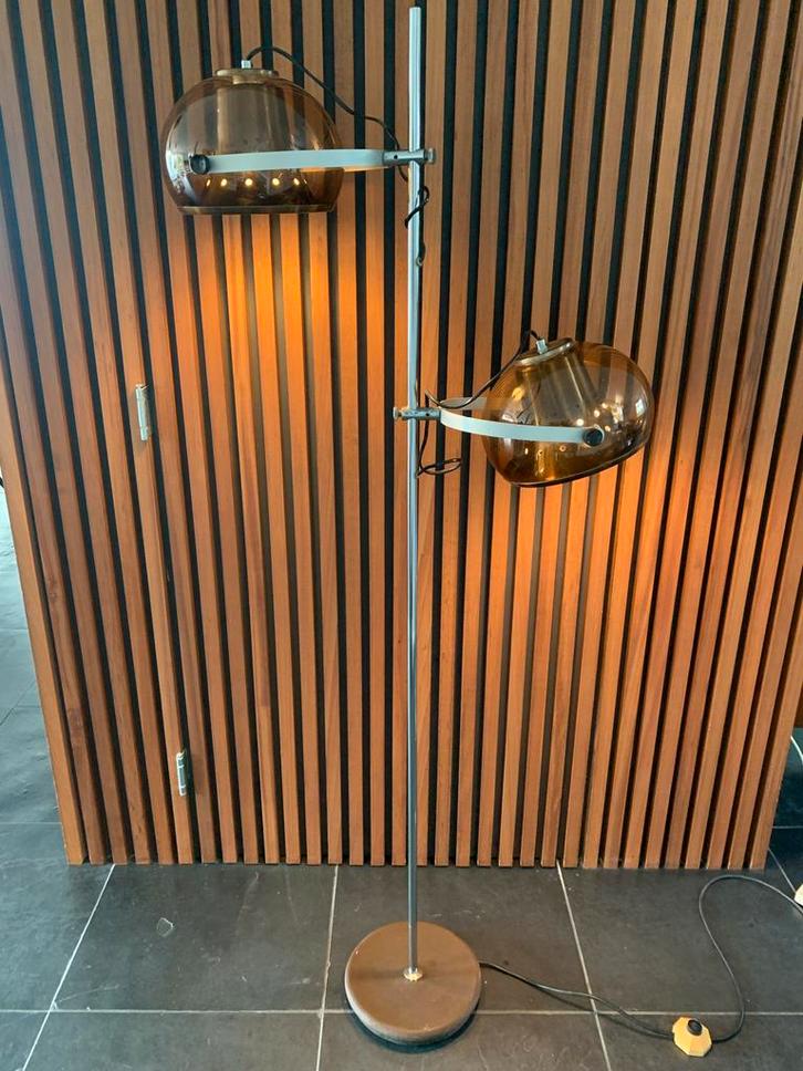 Herda Design Vloerlamp - Seventies Stijl, Huis en Inrichting, Lampen | Vloerlampen, Gebruikt, 150 tot 200 cm, Kunststof, Overige materialen