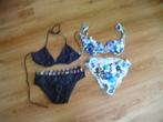 2x Dames Bikinie"s Mt 38, Blauw, Bikini, Ophalen of Verzenden, Zo goed als nieuw