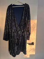Glitter Jurk Marineblauw Ms Mode XXL, Blauw, Maat 46/48 (XL) of groter, Ophalen of Verzenden, Zo goed als nieuw