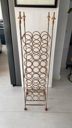 Stalen franse wijnrek, Huis en Inrichting, Woonaccessoires | Wijnrekken, Ophalen, Zo goed als nieuw, Metaal, Minder dan 50 cm