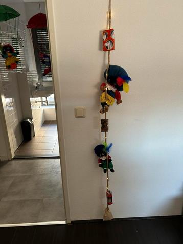 Zwarte pietjes in touw, MET verlichting‼️ beschikbaar voor biedingen
