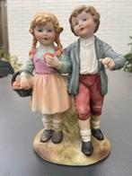 Biscuit Porseleinen Beeldje Kinderen, Ophalen of Verzenden