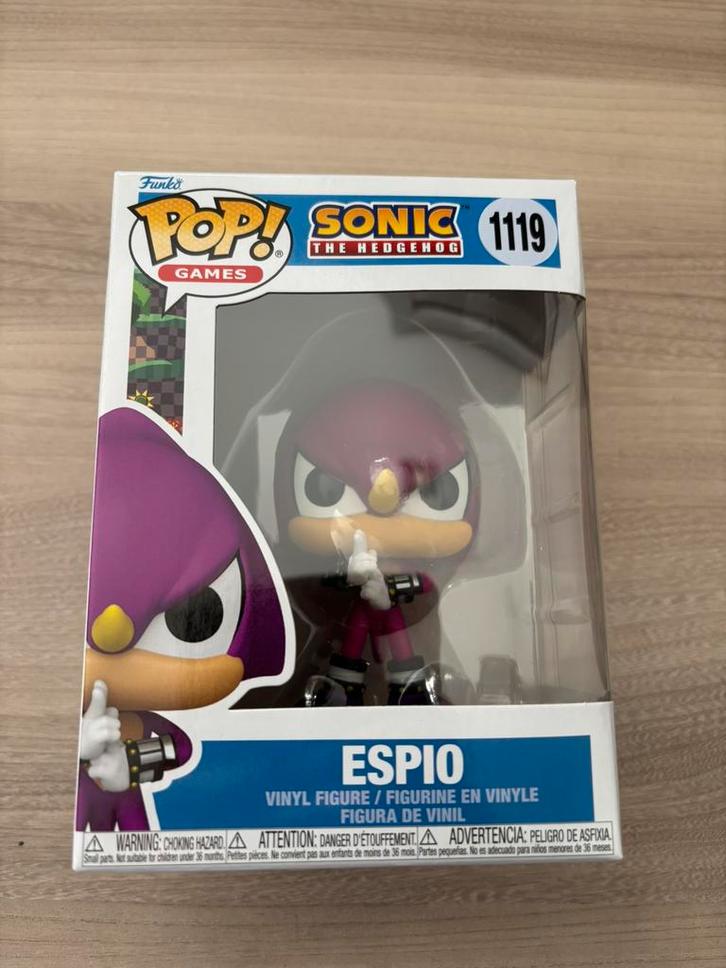 Espio #1119 Funko Pop! Games Sonic the Hedgehog, Verzamelen, Poppetjes en Figuurtjes, Nieuw, Ophalen of Verzenden