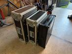3 flightcases tunnel case versterker rack pioneer djm, Muziek en Instrumenten, Behuizingen en Koffers, Ophalen of Verzenden, Overige instrumenten