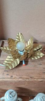 Vintage Gouden Bladeren Lamp, Antiek en Kunst, Antiek | Lampen, Ophalen of Verzenden
