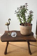 Vintage brutalist boomstam tafel | japandi stijl | jaren 60, Huis en Inrichting, Tafels | Salontafels, Ophalen of Verzenden, Zo goed als nieuw