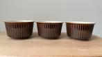 Vintage bruine schaaltjes Villeroy & Boch ramekin, Huis en Inrichting, Ophalen of Verzenden, Overige stijlen, Porselein, Schaal of Schalen