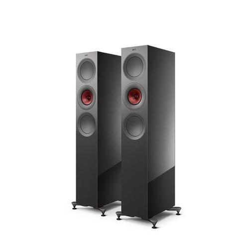 Kef R7 Meta Titanium gloss special edition Demo model, Audio, Tv en Foto, Luidsprekers, Zo goed als nieuw, Front, Rear of Stereo speakers