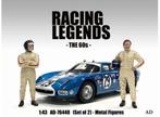 American Diorama 1:43 Racing Legends 60's set of 2 figure's, Overige merken, -, Nieuw, Ophalen of Verzenden