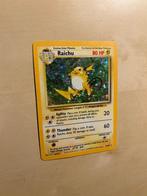 Raichu base set Holo Pokémon 14/102, Hobby en Vrije tijd, Verzenden, Zo goed als nieuw, Losse kaart, Foil