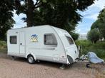 KNAUS 450FU Sudwind caravan met mover, voortent en luifel, Caravans en Kamperen, Caravans, Schokbreker, Rondzit, Frans bed, 750 - 1000 kg