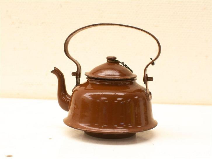 Emaille insteekpot 35535, Antiek en Kunst, Antiek | Emaille, Ophalen of Verzenden