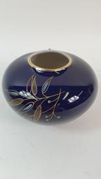 Echt Kobalt blauw vaasje, gouden decoratie. 5A8, Antiek en Kunst, Antiek | Keramiek en Aardewerk, Ophalen of Verzenden