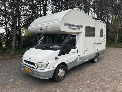 Ford Rimor weinig km's + trekhaak, Caravans en Kamperen, Campers, Particulier, Half-integraal, tot en met 5, Ford, Diesel, 5 tot 6 meter