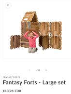 Fantasy forts - hutten bouwen van karton, Ophalen, Zo goed als nieuw