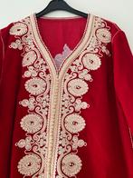 Knalrode Kaftan Feestjurk nieuw, Maat 38/40 (M), Ophalen of Verzenden, Zo goed als nieuw, Knielengte
