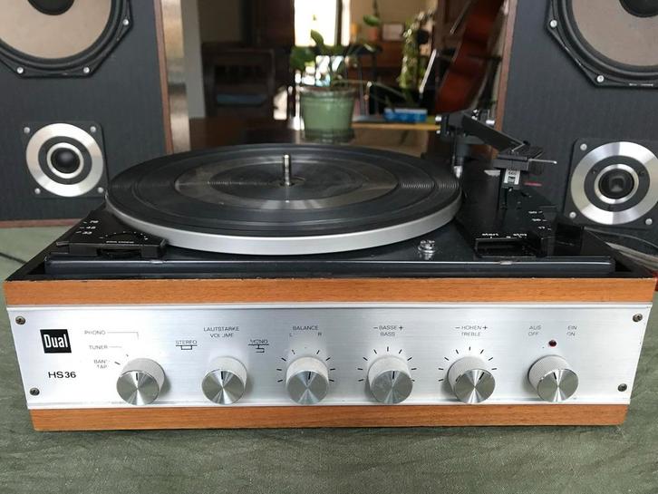 Vintage Dual HS36 Platenspeler., Audio, Tv en Foto, Platenspelers, Gebruikt, Platenspeler, Dual, Automatisch, Ophalen