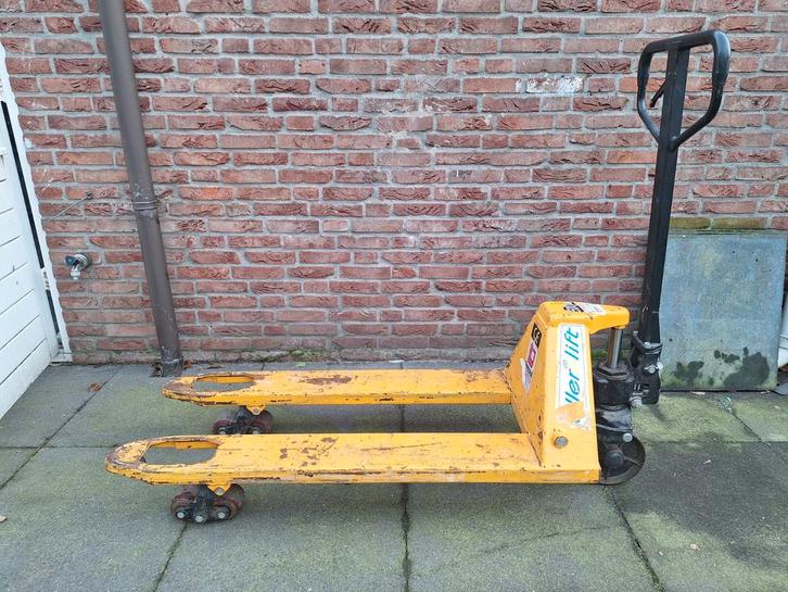 Hand Palletwagen - Gebruikt, Doe-het-zelf en Verbouw, Transportwagens, Ophalen