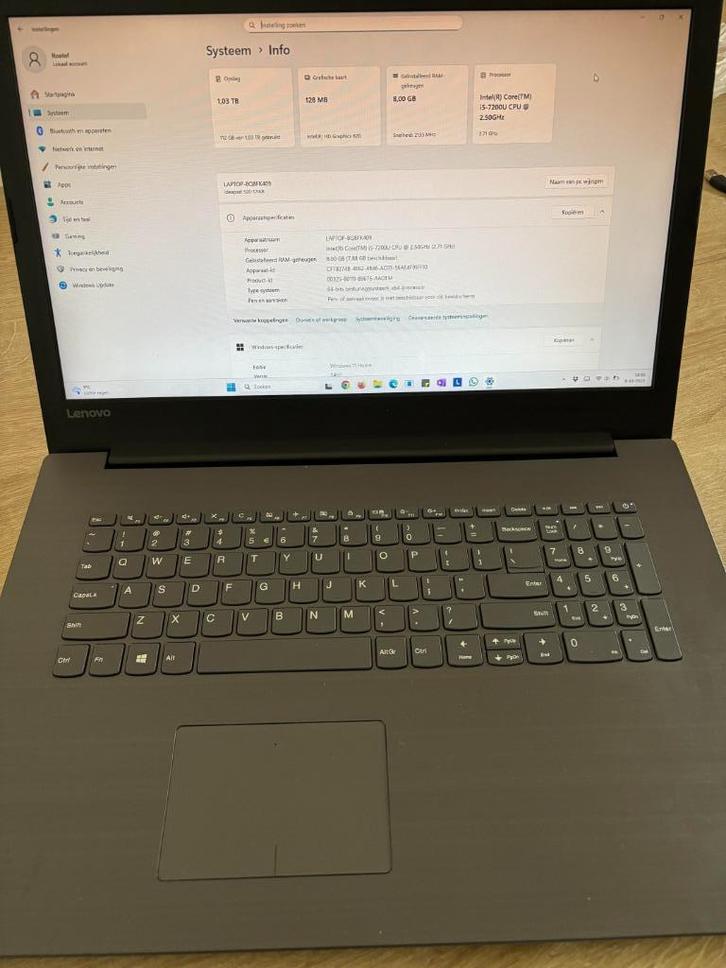 Lenovo Ideapad 320 Laptop, Computers en Software, Windows Laptops, Gebruikt, 15 inch, SSD, 2 tot 3 Ghz, Ophalen