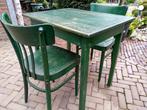 Bistro TAFEL setje, Gebruikt, Hardhout, Bijzettafel, Tuinset