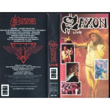 Saxon VHS DVD 's - hoeft niet in 1 koop beschikbaar voor biedingen