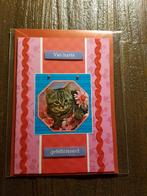 Kaartje verjaardag poesje, Ophalen of Verzenden, Nieuw, Overige thema's