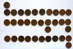 1 Cent complete set Nederland Wilhemina Juliana 1948 - 1980, Postzegels en Munten, Munten | Nederland, Setje, Overige waardes