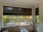 Lichtdoorlatend zwart vouwgordijn, Huis en Inrichting, Ophalen, Zwart, Zo goed als nieuw, Lichtdoorlatend