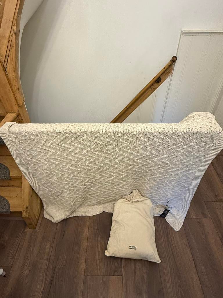 2x Return sender - Zachte Woondeken, Huis en Inrichting, Woonaccessoires | Plaids en Woondekens, Ophalen of Verzenden, Zo goed als nieuw