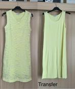 2 jurkjes geel transfer jurk 2in1 onderjurk 38 M, Kleding | Dames, Maat 38/40 (M), Geel, Ophalen of Verzenden, Transfer