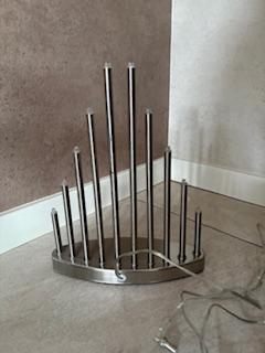 Kandelaar met 10 LED-lichtjes, Ophalen, Gebruikt