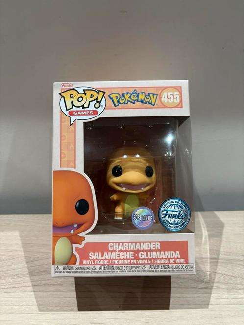 Funko Pop! Pokemon Charmander 455 (Soft Color) Exclusive, Verzamelen, Poppetjes en Figuurtjes, Nieuw, Ophalen of Verzenden