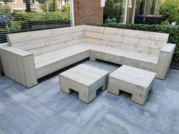 loungebanken van enjoysteigerhout, Tuin en Terras, Tuinsets en Loungesets, Nieuw, Loungeset, Steigerhout