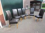 Eettafel stoelen, Huis en Inrichting, Ophalen, Overige materialen, Gebruikt, Bruin