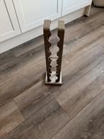 Roestvrijstaal  wijn rek, Ophalen, Gebruikt, 5 tot 15 flessen, Metaal