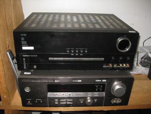 Meerdere versterkers/receivers: o.a. Yamaha, H.K. en Sony., Audio, Tv en Foto, Versterkers en Receivers, Gebruikt, 5.1, 120 watt of meer