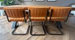 Industriële Eetkamerstoelen Okergeel, Ophalen, Overige kleuren, Drie, Zo goed als nieuw