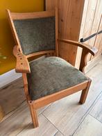 Mooie eikenhouten retro stoel, Antiek en Kunst, Ophalen