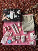 Braun Silk-épil 9 met veel ass., Ophalen of Verzenden, Zo goed als nieuw, Scheren en Epileren