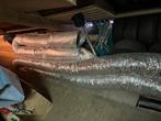 Afzuiger slangen geisoleerd, Ophalen of Verzenden, Gebruikt, Overige materialen, 6 meter of meer